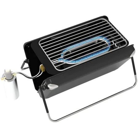 Barbecue DCG 3 in 1 Portatile 1800W Elettrico Gas Carbonella Acciaio