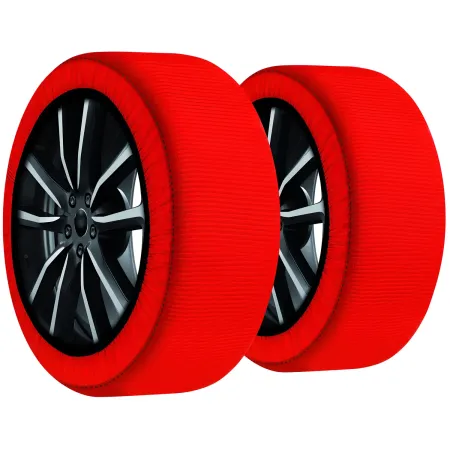Calze da Neve per Auto Omologate Taglia XS Tessuto ad Alta Aderenza