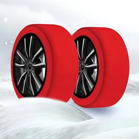 Calze da Neve per Auto Omologate Taglia XS Tessuto ad Alta Aderenza