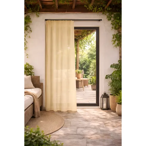 Tenda Zanzariera 140x240 Avorio Poliestere Anti Insetti Porta Finestra