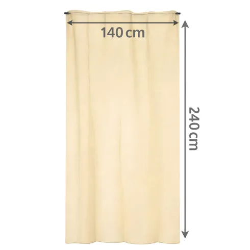 Tenda Zanzariera 140x240 Avorio Poliestere Anti Insetti Porta Finestra