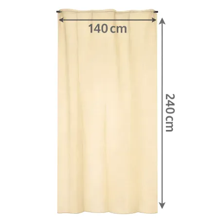 Tenda Zanzariera 140x240 Avorio Poliestere Anti Insetti Porta Finestra