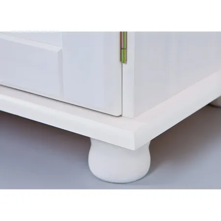 Mobile Credenza Bianco 3 Ante Cassetti Shabby Buffet Dispensa Soggiorno Cucina