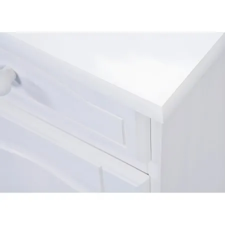 Mobile Credenza Bianco 3 Ante Cassetti Shabby Buffet Dispensa Soggiorno Cucina