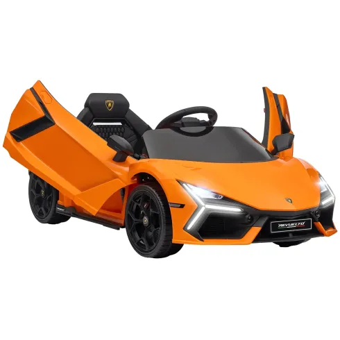 Auto Elettrica per Bambini 10,8V Lamborghini Revuelto Arancione Suoni