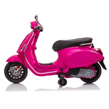 Vespa Sprint Elettrica per Bambini 12V Rosa Luci LED Moto Scooter