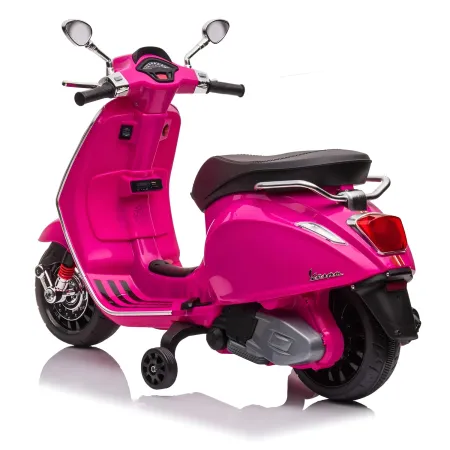Vespa Sprint Elettrica per Bambini 12V Rosa Luci LED Moto Scooter