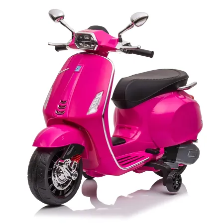 Vespa Sprint Elettrica per Bambini 12V Rosa Luci LED Moto Scooter