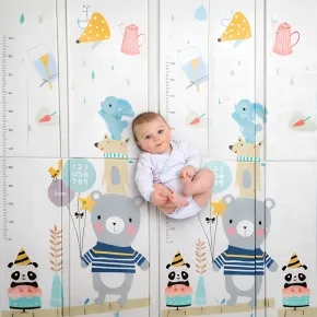 Tappeto Pieghevole Bambini 200x150 Antiscivolo Imbottito Doppia Grafica 2