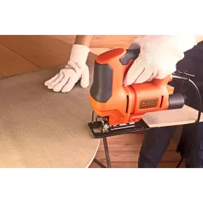 Seghetto Alternativo Black+Decker 400W Compatto Taglio Legno Metallo 2