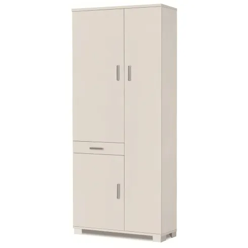 Scarpiera Mobile 3 Ante Bianco con Cassetto Ripiani Multiuso Mobiletto Armadio | BricoShop24