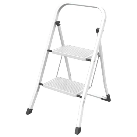 Sgabello Scaletta Pieghevole in Acciaio 2 Gradini 47 cm Salvaspazio