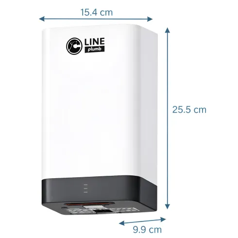 Asciugamani Elettrico Bagno a Parete ABS Bianco 400W con Sensore