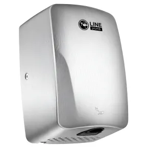 Asciugamani Elettrico da Bagno a Parete Automatico 500W Inox Satinato