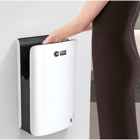 Asciugamani Automatico Bagno 750W Mini Jet Bianco Compatto da Parete