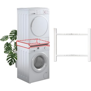 Kit Sovrapposizione Lavatrice Asciugatrice Standard Slim 55-66 cm