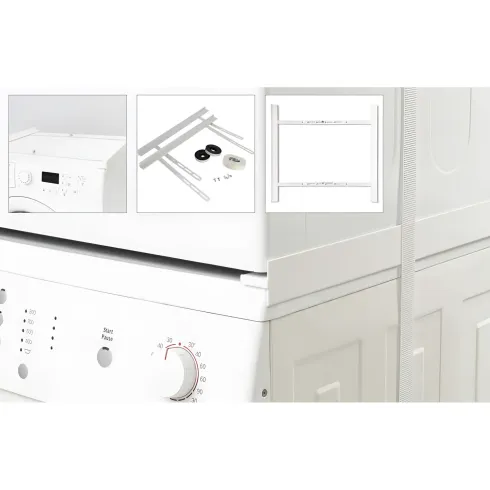 Kit Sovrapposizione Lavatrice Asciugatrice Standard Slim 55-66 cm