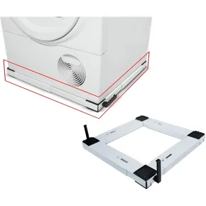 Base Lavatrice Universale Regolabile 37–62 Ruote Freni Antivibrazione 2