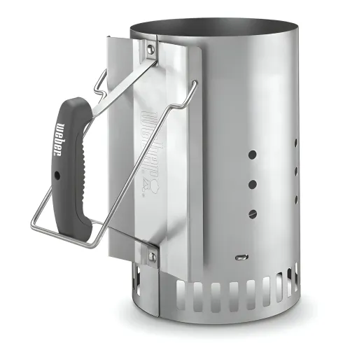 Ciminiera per Barbecue Weber Accendi Fuoco Carbonella 32x20x32 cm