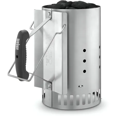 Ciminiera per Barbecue Weber Accendi Fuoco Carbonella 32x20x32 cm