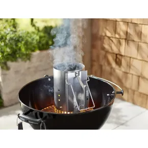 Ciminiera per Barbecue Weber Accendi Fuoco Carbonella 32x20x32 cm 2