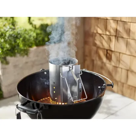 Ciminiera per Barbecue Weber Accendi Fuoco Carbonella 32x20x32 cm