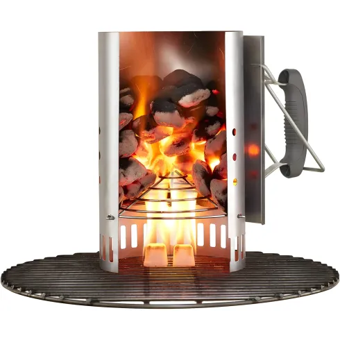 Ciminiera per Barbecue Weber Accendi Fuoco Carbonella 32x20x32 cm