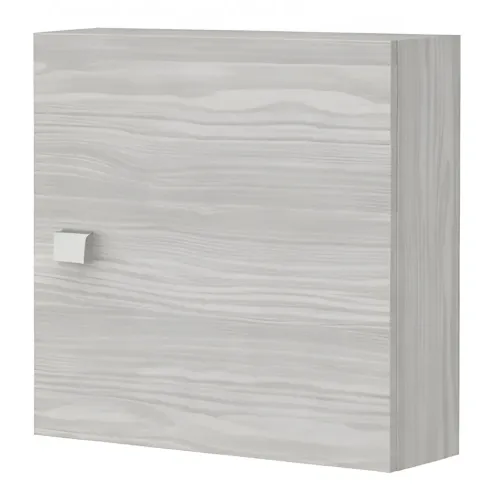 Pensile Bagno Sospeso Cubo 45x45 Rovere Grigio Reversibile Salvaspazio
