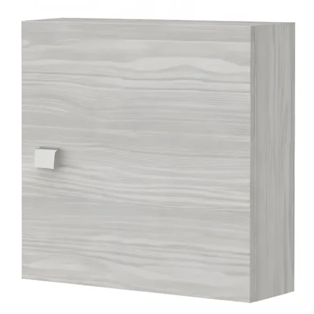 Pensile Bagno Sospeso Cubo 45x45 Rovere Grigio Reversibile Salvaspazio