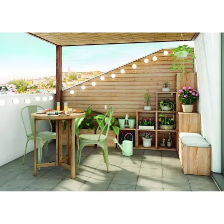 Scaffale Libreria Cubo 4 Piani Componibile in Legno Pino 33x36x140 cm