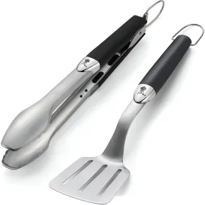 Kit Attrezzi Weber per Barbecue 2 Pezzi Posate in acciaio