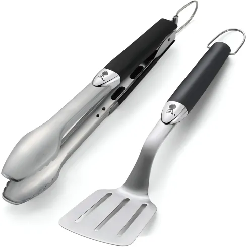 Kit Attrezzi Weber per Barbecue 2 Pezzi Posate in acciaio