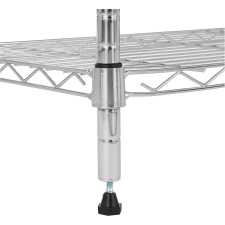 Scaffali 5 Ripiani 60x35 Metallo Cromato Stretto Scaffalature Officina Mensole