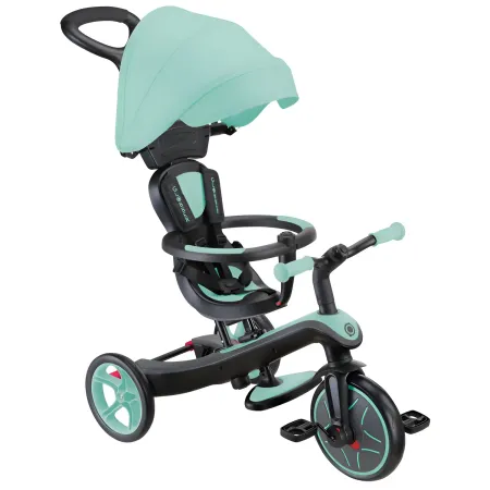 Triciclo Evolutivo 4 in 1 Maniglione Regolabile Balance Bike Verde Menta