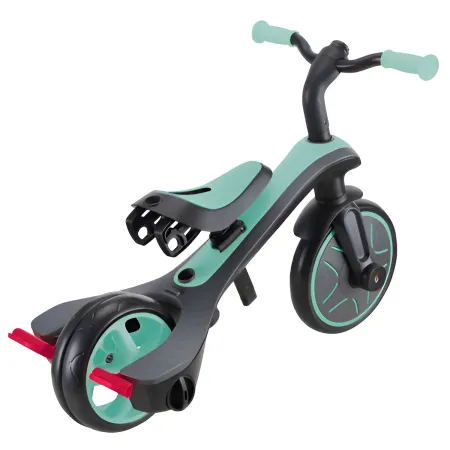 Triciclo Evolutivo 4 in 1 Maniglione Regolabile Balance Bike Verde Menta