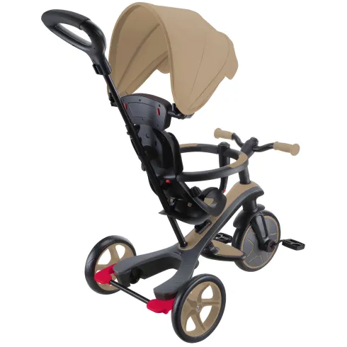 Triciclo Evolutivo 4 in 1 Maniglione Regolabile Balance Bike Beige