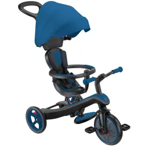 Triciclo Evolutivo 4 in 1 Maniglione Regolabile Balance Bike Blu Reale
