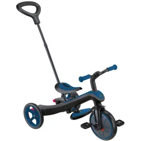 Triciclo Evolutivo 4 in 1 Maniglione Regolabile Balance Bike Blu Reale 2