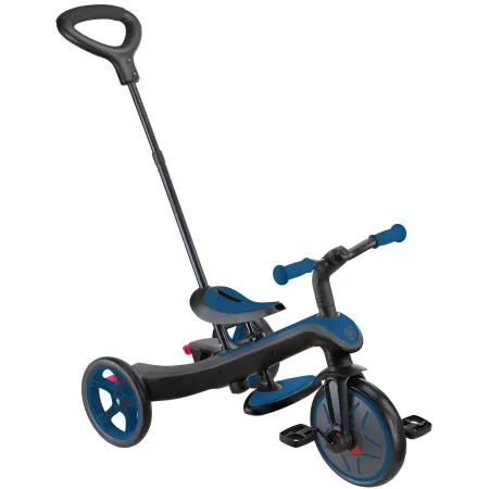 Triciclo Evolutivo 4 in 1 Maniglione Regolabile Balance Bike Blu Reale