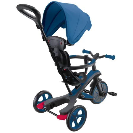 Triciclo Evolutivo 4 in 1 Maniglione Regolabile Balance Bike Blu Reale