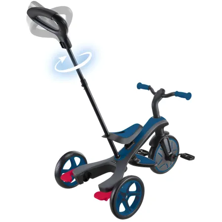 Triciclo Evolutivo 4 in 1 Maniglione Regolabile Balance Bike Blu Reale