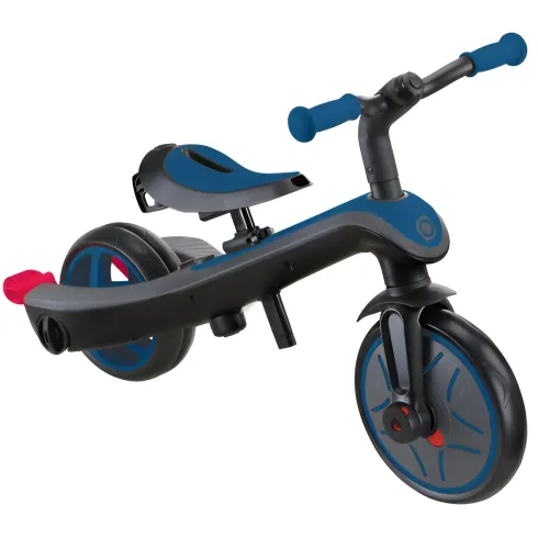 Triciclo Evolutivo 4 in 1 Maniglione Regolabile Balance Bike Blu Reale