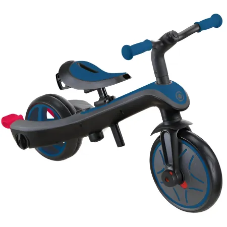 Triciclo Evolutivo 4 in 1 Maniglione Regolabile Balance Bike Blu Reale