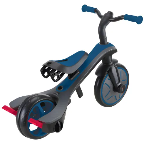 Triciclo Evolutivo 4 in 1 Maniglione Regolabile Balance Bike Blu Reale