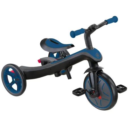 Triciclo Evolutivo 4 in 1 Maniglione Regolabile Balance Bike Blu Reale