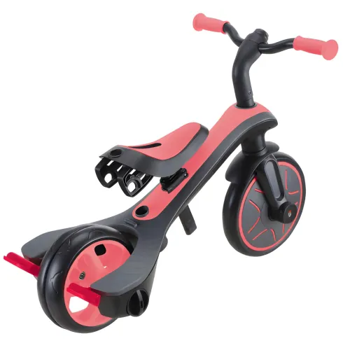Triciclo Evolutivo 4 in 1 Maniglia Regolabile Balance Bike Rosa Corallo