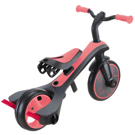 Triciclo Evolutivo 4 in 1 Maniglia Regolabile Balance Bike Rosa Corallo