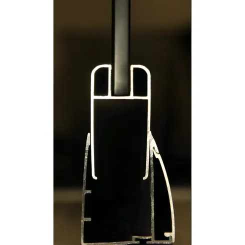 Box Doccia Walk in Cristallo 8mm Anta Fissa + Deflettore da 30 o 40cm