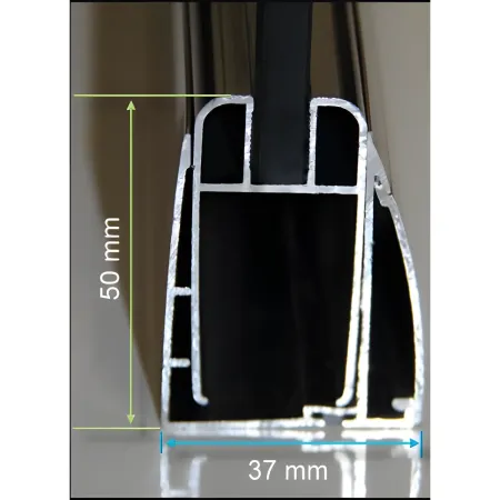 Box Doccia Walk in Cristallo 8mm Anta Fissa + Deflettore da 30 o 40cm