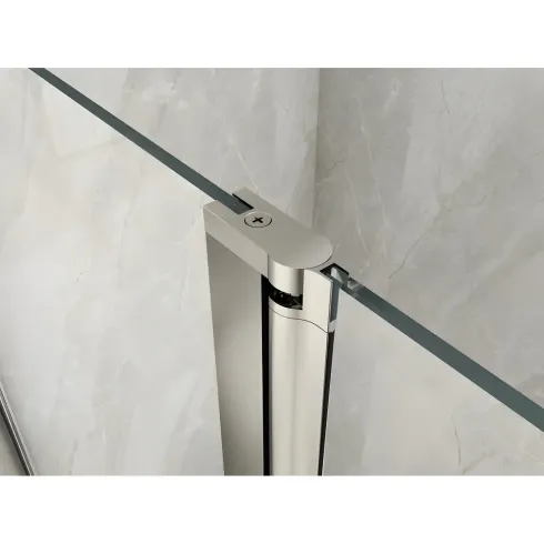 Box Doccia Walk in Cristallo 8mm Anta Fissa + Deflettore da 30 o 40cm